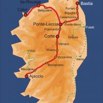 Harta caii ferate corsicane