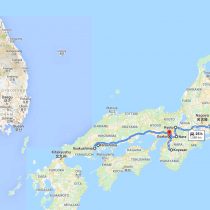 harta circuit japonia