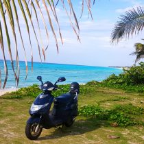 cu scuterul in varadero