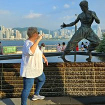 Statuia lui Bruce Lee Hong Kong
